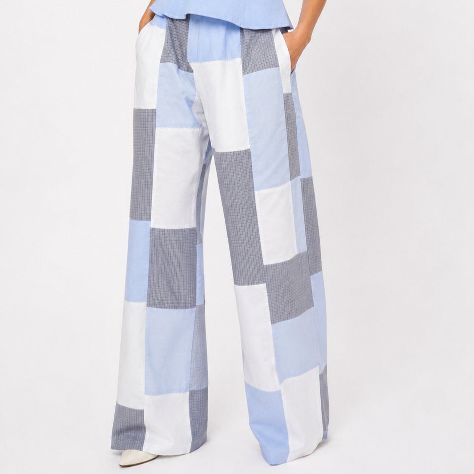 Shirting Patchwork Pant